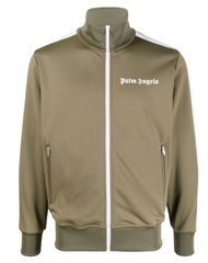 Palm Angels Track Jacket, Khaki Front