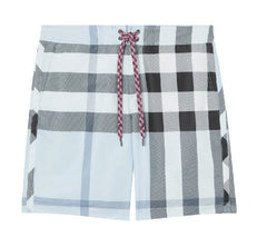 Burberry Shorts Mens, Chalk Blue